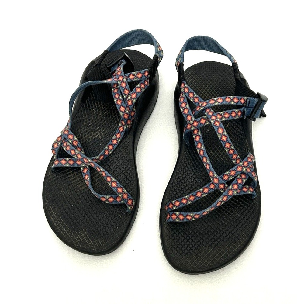Chaco ZX1 Unaweep Sport Sandal Women's Sz 9 Waterproof Strappy Blue Red